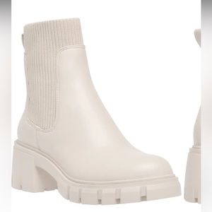 Steve madden Hayle platform Chelsea boot ivory